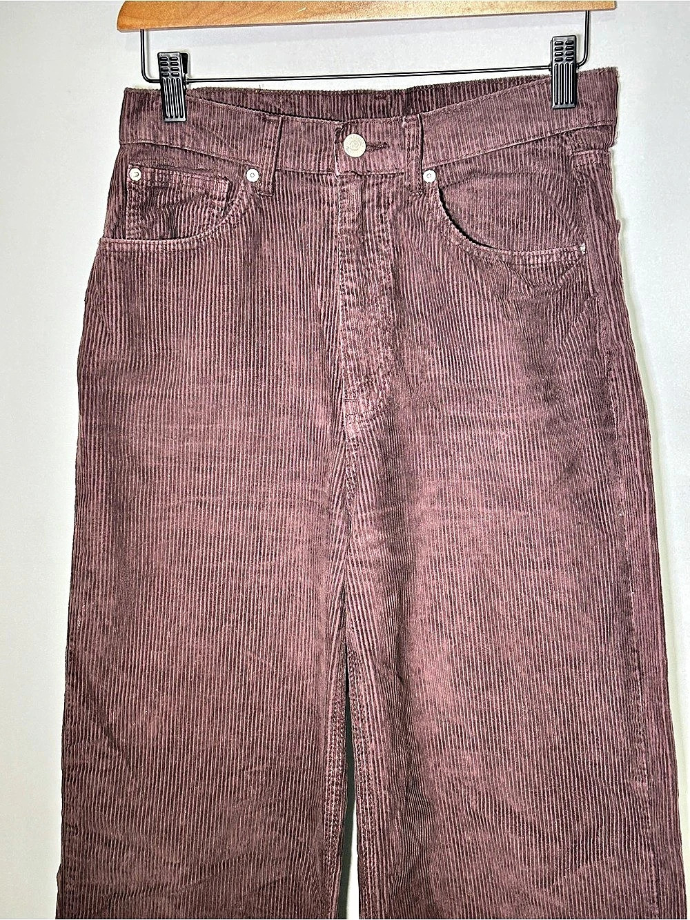 BDG High Rise Wide Leg Wide Leg Corduroy Pants Brown Waist 29 - Picture 4 of 11
